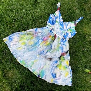 EVERLY SWEETHEART FLORAL “GLITCH” DRESS